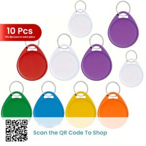 10PC OF PLASTIC KEYCHAIN