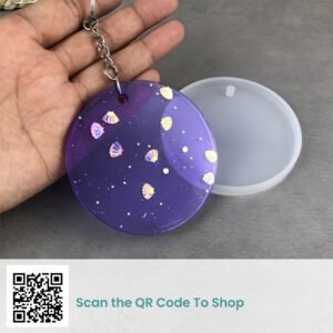 1PC OF TRANSPARENT KEYCHAIN